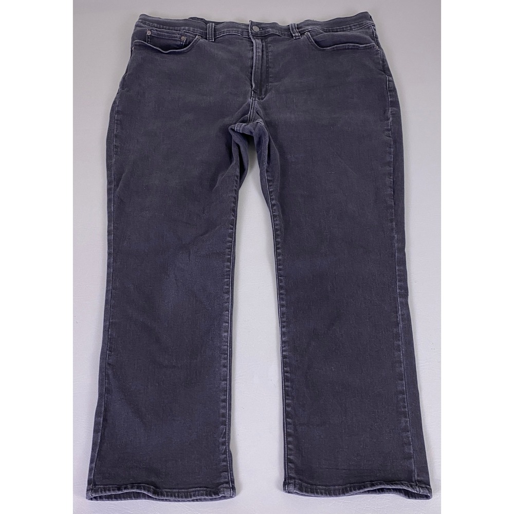 Lucky Brand Athletic Fit Jeans Men's 46x30 (Fit 44x28) Faded Black 5 Pocket *